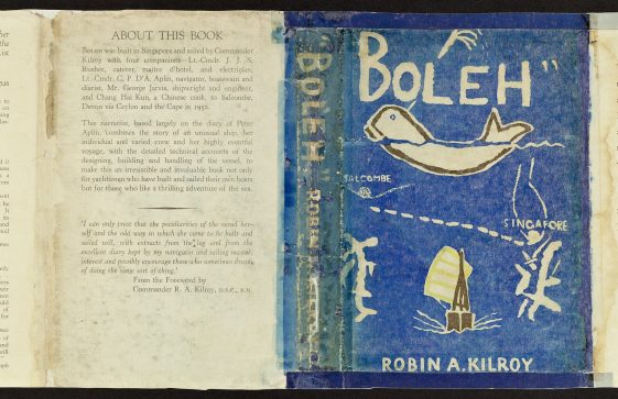 'Boleh' by Robin Kilroy:  dust jacket, sleeve and PDF copy of book
